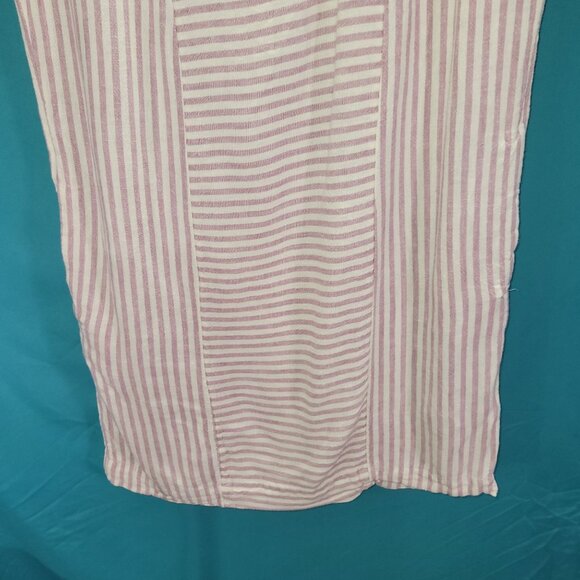 Madewell Womens Striped Button-Back Dress S - Picture 3 of 9